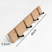 Foldable Coat Rack Bamboo Hallway Hat Hook Hanger Bedroom Door Wall-Mounting Hook Corner Room Kitchen Toilet Wall Brack Hook