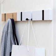 Foldable Coat Rack Bamboo Hallway Hat Hook Hanger Bedroom Door Wall-Mounting Hook Corner Room Kitchen Toilet Wall Brack Hook