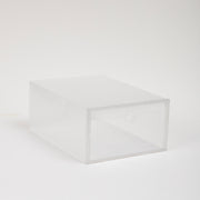 12 Pcs Stackable Clear Shoe Storage Boxes