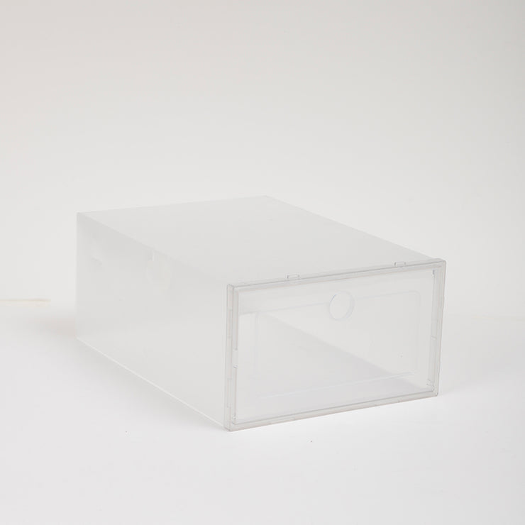 12 Pcs Stackable Clear Shoe Storage Boxes