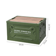 Camping storage box Side door outdoor picnic storage box Folding portable