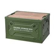 Camping storage box Side door outdoor picnic storage box Folding portable