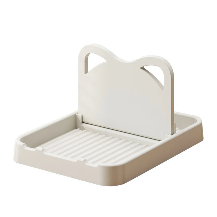 Household Foldable Pot Cover Rack Functional and Practical Vertical Pot Shovel Storage Rack Suitable for Spatulas Utensils Forks