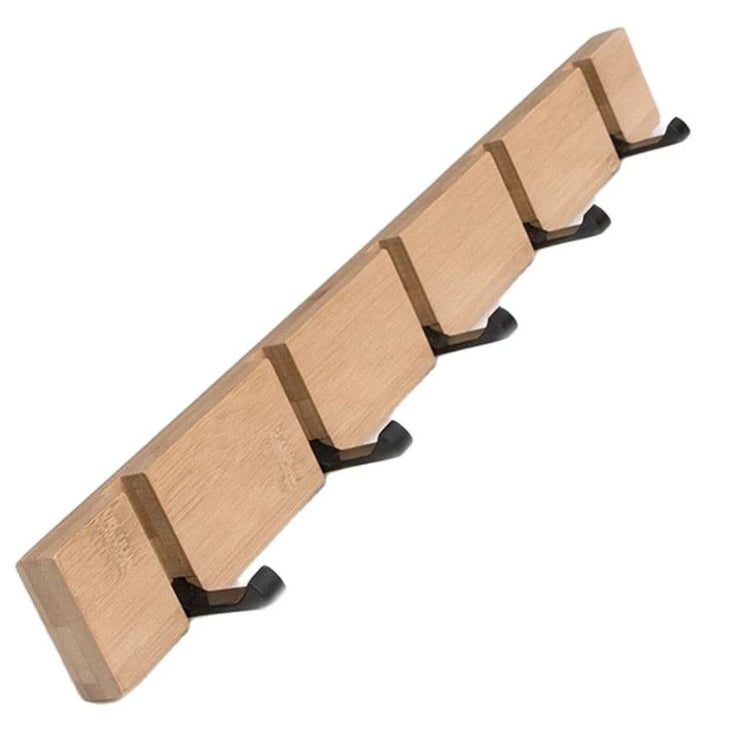 Foldable Coat Rack Bamboo Hallway Hat Hook Hanger Bedroom Door Wall-Mounting Hook Corner Room Kitchen Toilet Wall Brack Hook