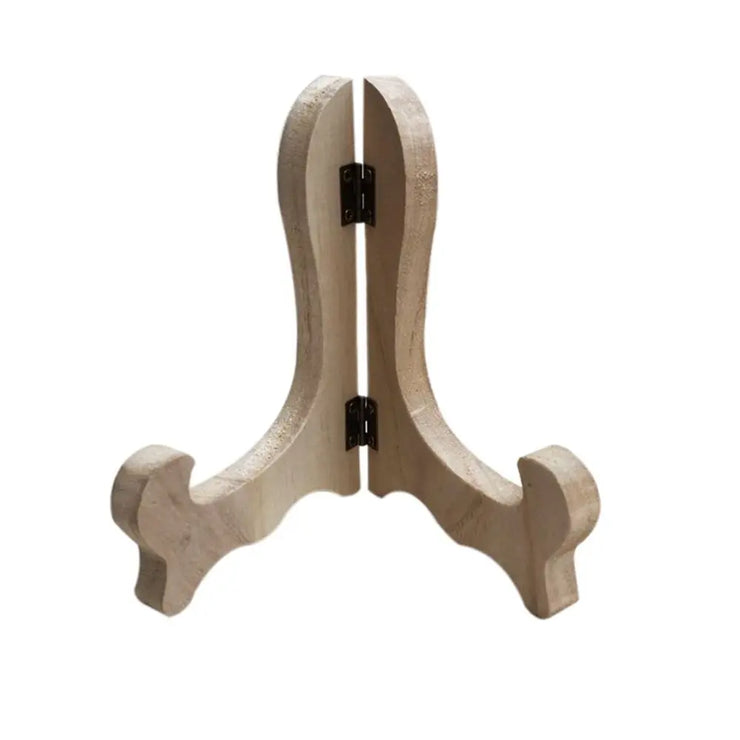 Retro 1PC Porcelain Plate Display Foldable Home Decor Decorative Rack Storage Rack Easel Display Stand