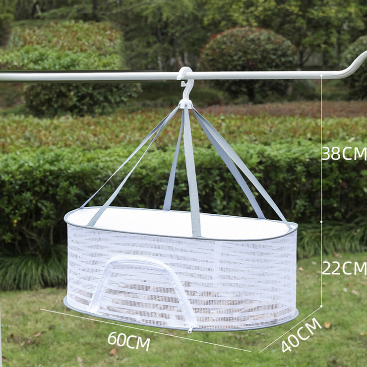 Large Capacity Hanging Air Drying Rack, 1, 2, 3, 4 Layer Herb, Fish, Fruits, Drying Holder, Foldable, Net, Outdoor Drying Tool