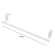 Stainless Steel Towel Holder Kitchen Cabinet Door Hanging Rack Storage Bathroom Shelf Home Organizer Bathroom Accessories