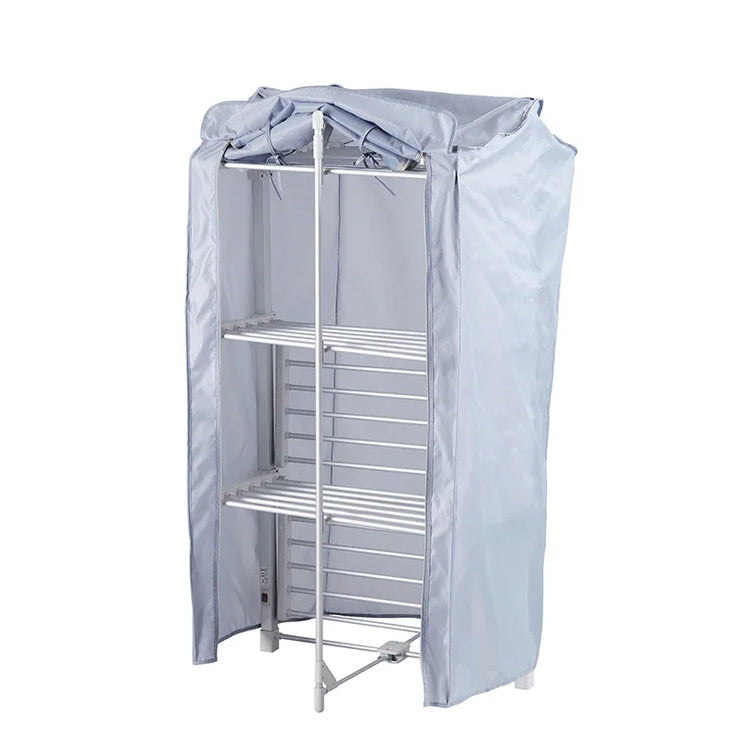 Kesing 3 Tiers Aluminum Metal Foldable Laundry Electric Heated Clothes Drying Rack Airer