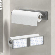 Kitchen Tissue Rack Without Punching Cabinet Rack With Cling Film Bag Storage Cloth Rack Wall Mounted Tissue Rack Kitchen Storag