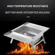 Outdoor  Camping IGT Folding Portable Table Barbecue Rack BBQ Household Novelty Tourism Cool Camping Supplies gear Grill