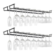 NICEFurniture Useful Iron Wine Rack Glass Holder Hanging Bar Hanger Shelf Wine Glass Rack Stand Paper Roll Holder for Home