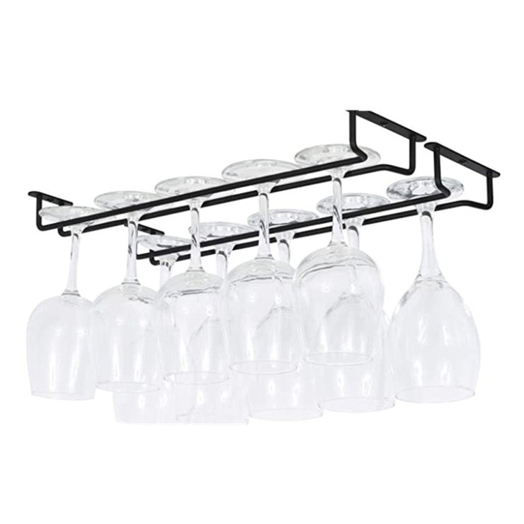NICEFurniture Useful Iron Wine Rack Glass Holder Hanging Bar Hanger Shelf Wine Glass Rack Stand Paper Roll Holder for Home