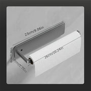 Kitchen Tissue Rack Without Punching Cabinet Rack With Cling Film Bag Storage Cloth Rack Wall Mounted Tissue Rack Kitchen Storag