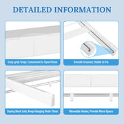 Retractable Clothes Drying Rack Wall Mounted Drying Rack Clothing ABS Foldable Laundry Drying Rack