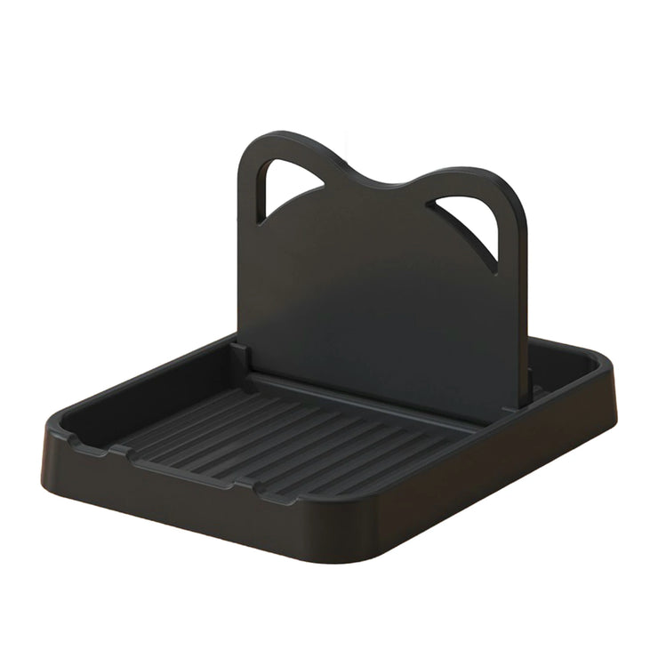 Household Foldable Pot Cover Rack Functional and Practical Vertical Pot Shovel Storage Rack Suitable for Spatulas Utensils Forks