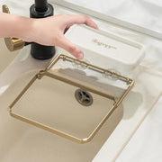 Kitchen Sink Filter Rack Foldable Sink Strainer Mesh Bag Stand Waste Garbage Net Shelf Anti-Clogging Disposable Garbage Mesh Bag
