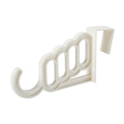 Multi-Function Home Accessories Foldable Clothes Hanger Drying Rack 5 Hole Suit Bathroom Door Plastic Organizer Storage Rack