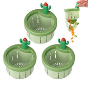 Colorful Cactus-Shape Kitchen Sink Strainer Soft Multi-holde Sewer Drain Cover Sink Accessories