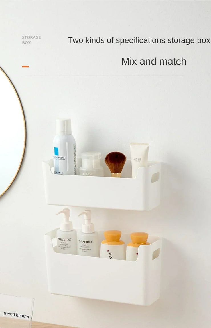 Non Perforated Cling Film Rack Inside Cabinet Wall Shelf Shelves Spice Dish Drying Rack Cabinet Door Organiser for Kitchen