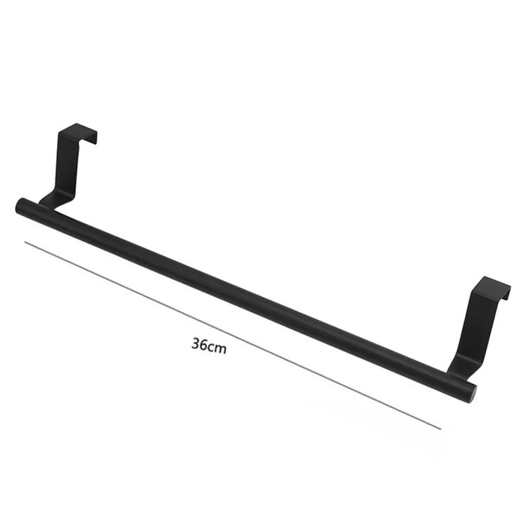 Stainless Steel Towel Holder Kitchen Cabinet Door Hanging Rack Storage Bathroom Shelf Home Organizer Bathroom Accessories