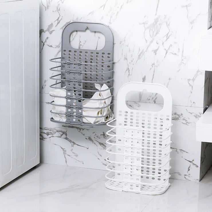 Dirty Clothes Basket Laundry Basket Foldable Clothes Basket Hanging Storage Rack Storage Basket
