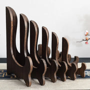 Retro 1PC Porcelain Plate Display Foldable Home Decor Decorative Rack Storage Rack Easel Display Stand