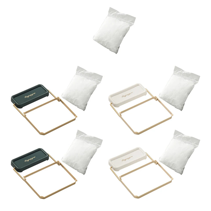 Kitchen Sink Filter Rack Foldable Sink Strainer Mesh Bag Stand Waste Garbage Net Shelf Anti-Clogging Disposable Garbage Mesh Bag