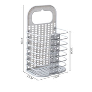 Dirty Clothes Basket Laundry Basket Foldable Clothes Basket Hanging Storage Rack Storage Basket