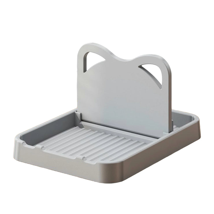 Household Foldable Pot Cover Rack Functional and Practical Vertical Pot Shovel Storage Rack Suitable for Spatulas Utensils Forks