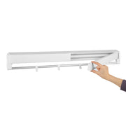 Retractable Clothes Drying Rack Wall Mounted Drying Rack Clothing ABS Foldable Laundry Drying Rack