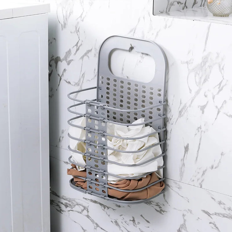 Dirty Clothes Basket Laundry Basket Foldable Clothes Basket Hanging Storage Rack Storage Basket