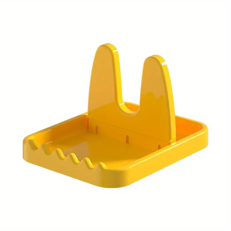 Foldable Pot Iid Rack Plastic Spoon Holder Stand Kitchen Organizer For Fork Patula Rack Pan Cover Shelf Ableware Storage Rack