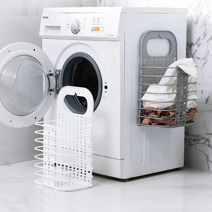 Dirty Clothes Basket Laundry Basket Foldable Clothes Basket Hanging Storage Rack Storage Basket