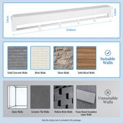 Retractable Clothes Drying Rack Wall Mounted Drying Rack Clothing ABS Foldable Laundry Drying Rack