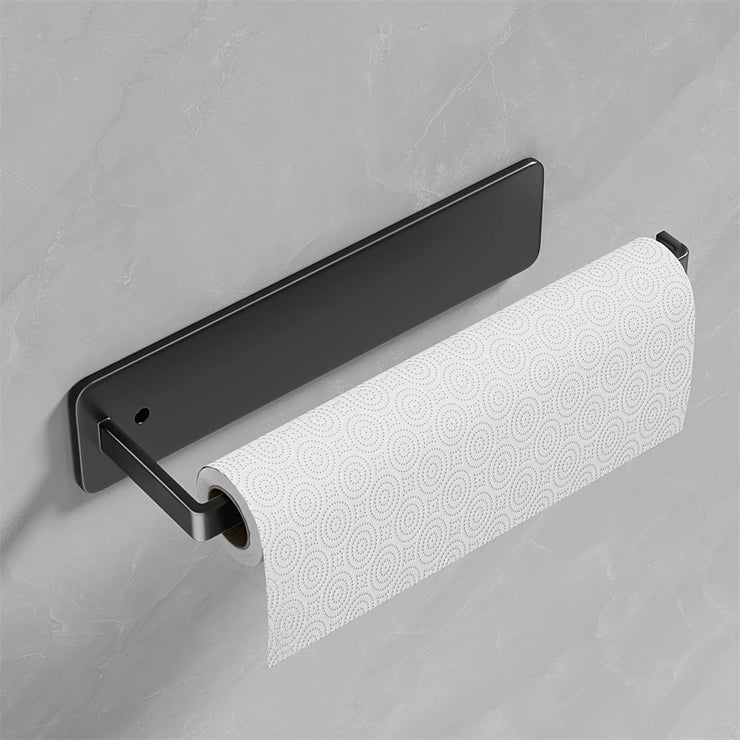 Kitchen Tissue Rack Without Punching Cabinet Rack With Cling Film Bag Storage Cloth Rack Wall Mounted Tissue Rack Kitchen Storag
