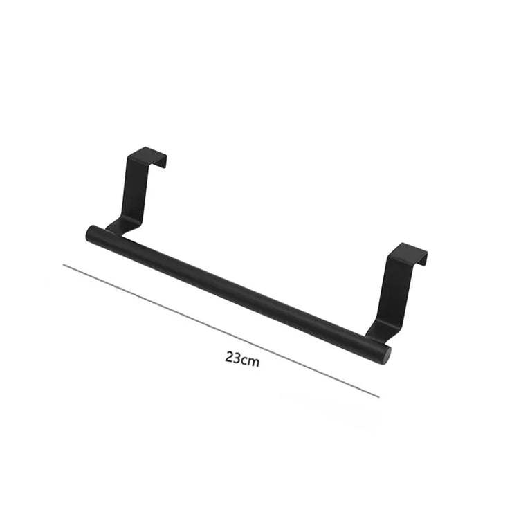 Stainless Steel Towel Holder Kitchen Cabinet Door Hanging Rack Storage Bathroom Shelf Home Organizer Bathroom Accessories