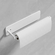 Kitchen Tissue Rack Without Punching Cabinet Rack With Cling Film Bag Storage Cloth Rack Wall Mounted Tissue Rack Kitchen Storag