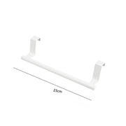 Stainless Steel Towel Holder Kitchen Cabinet Door Hanging Rack Storage Bathroom Shelf Home Organizer Bathroom Accessories