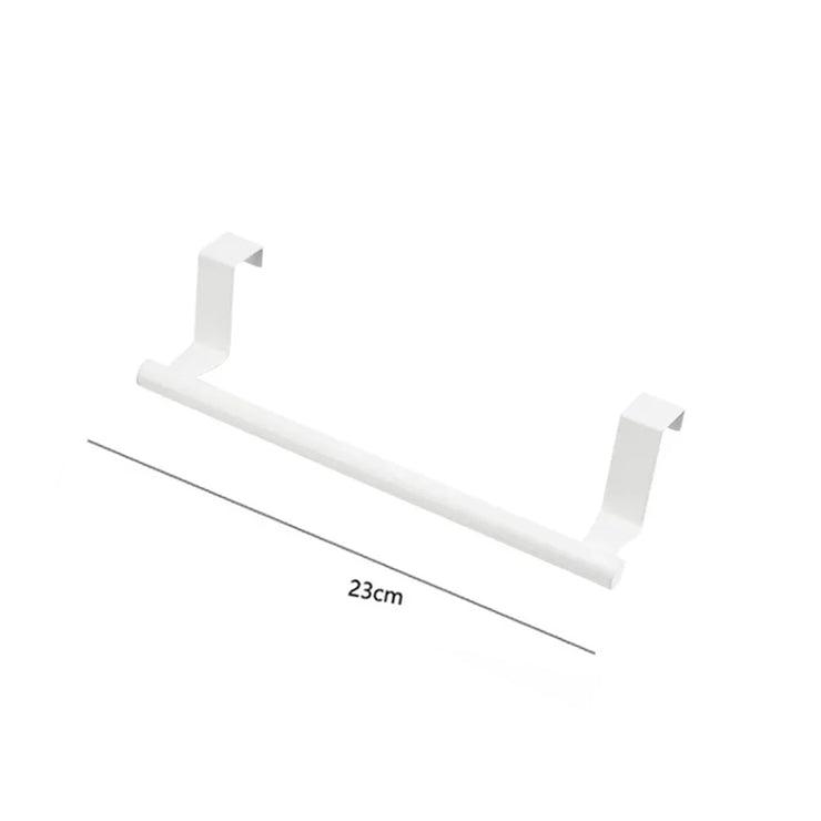 Stainless Steel Towel Holder Kitchen Cabinet Door Hanging Rack Storage Bathroom Shelf Home Organizer Bathroom Accessories